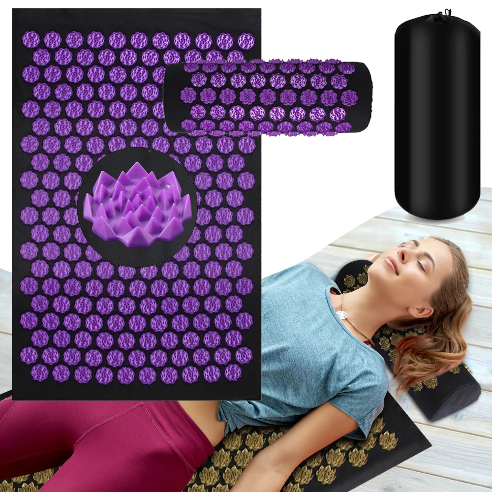 Yoga Fitness Promotion - 3 Piece Shiatsu Spiked Massage Mat
