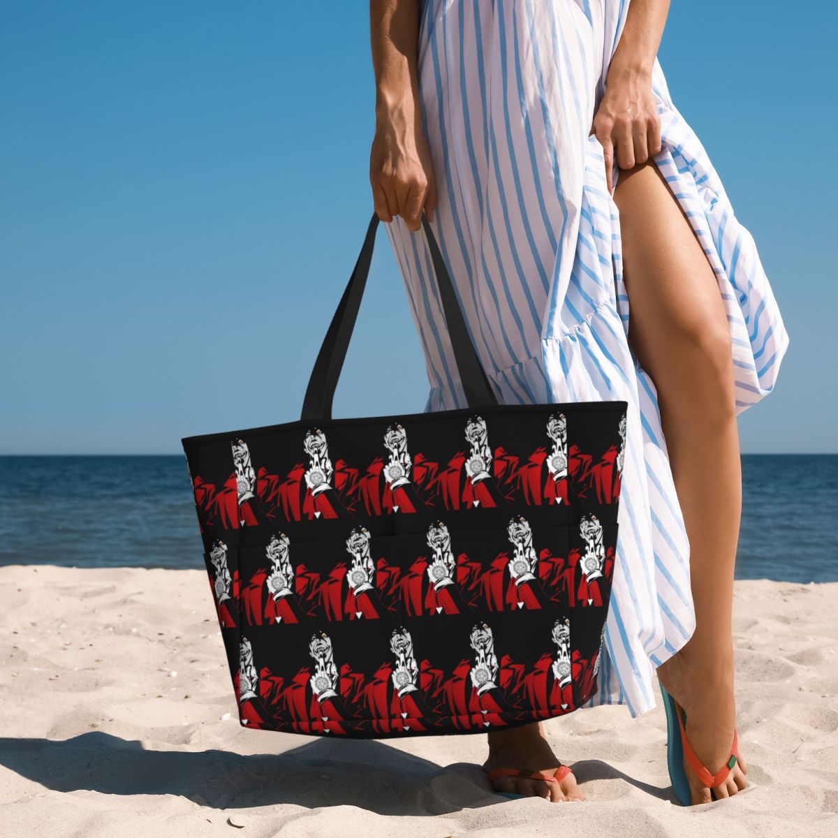 Yoga Fitness Tote - Alucard Hellsing Manga Beach Tote Bag