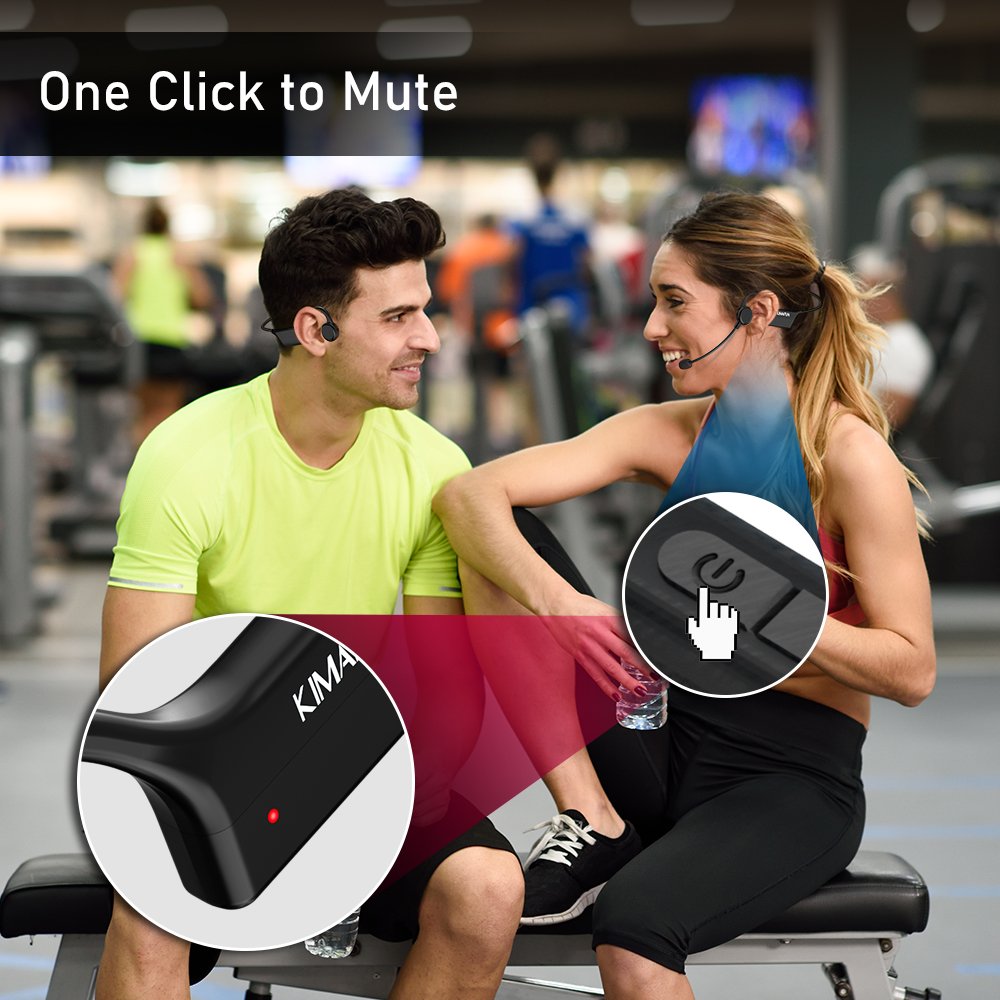 KIMAFUN Dual Wireless Headset  - Yoga And Fitness Instructor recension och pris