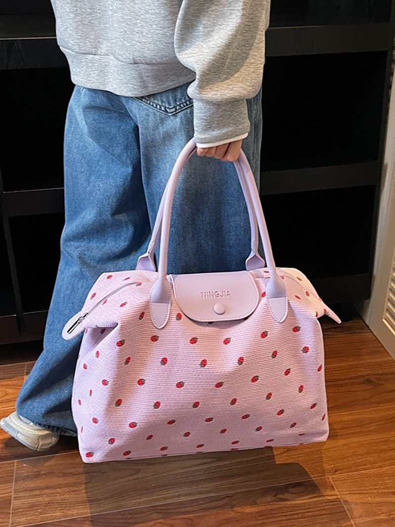 Strawberry Flower Sports Short - Yoga Fitness Tote recension och pris