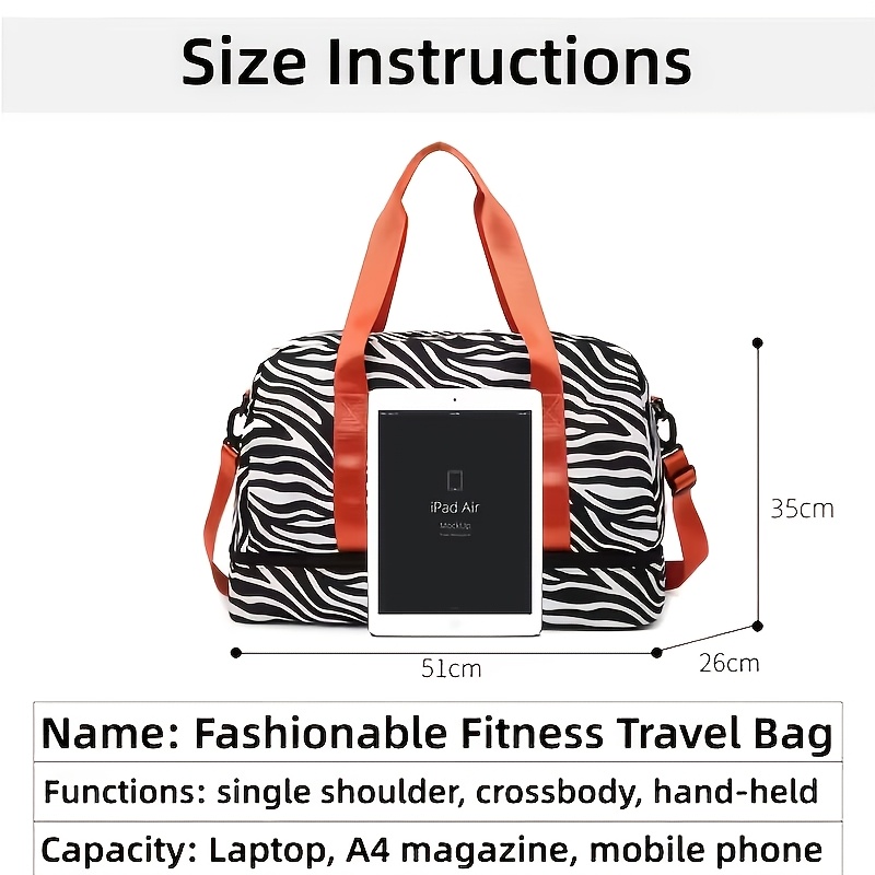 Dry And Wet Separation Large C - Yoga Fitness Tote recension och pris