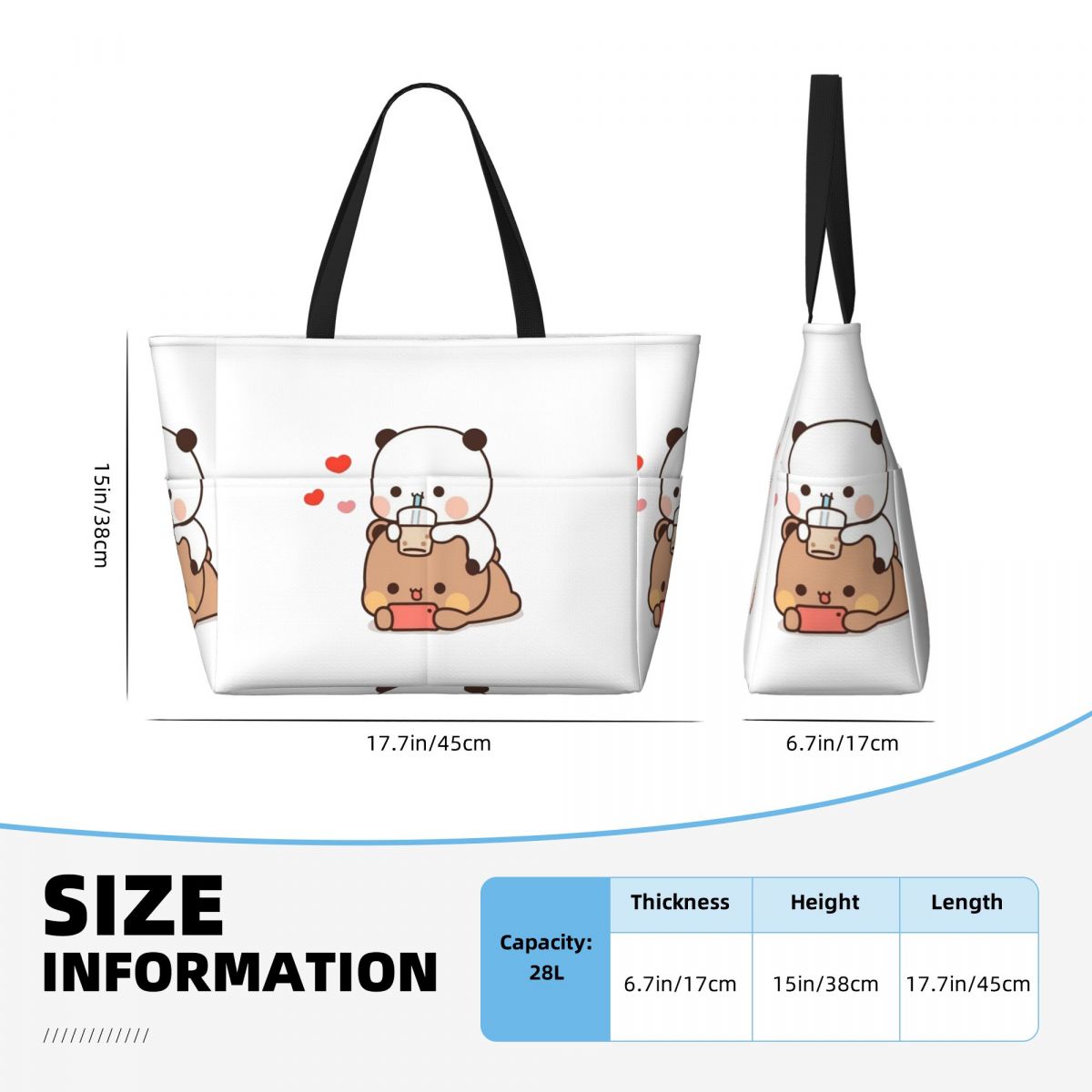 Bear And Panda Bubu Dudu Ballo - Yoga Fitness Tote recension och pris