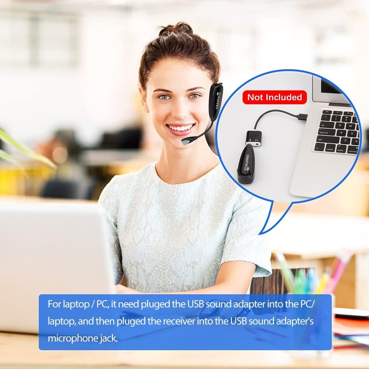Wireless Headset Microphone Sy - Yoga And Fitness Instructor recension och pris