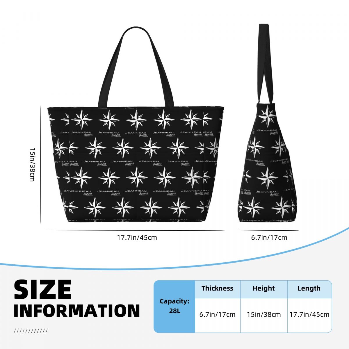 Jeanneau Yachts Beach Tote Bag - Yoga Fitness Tote recension och pris