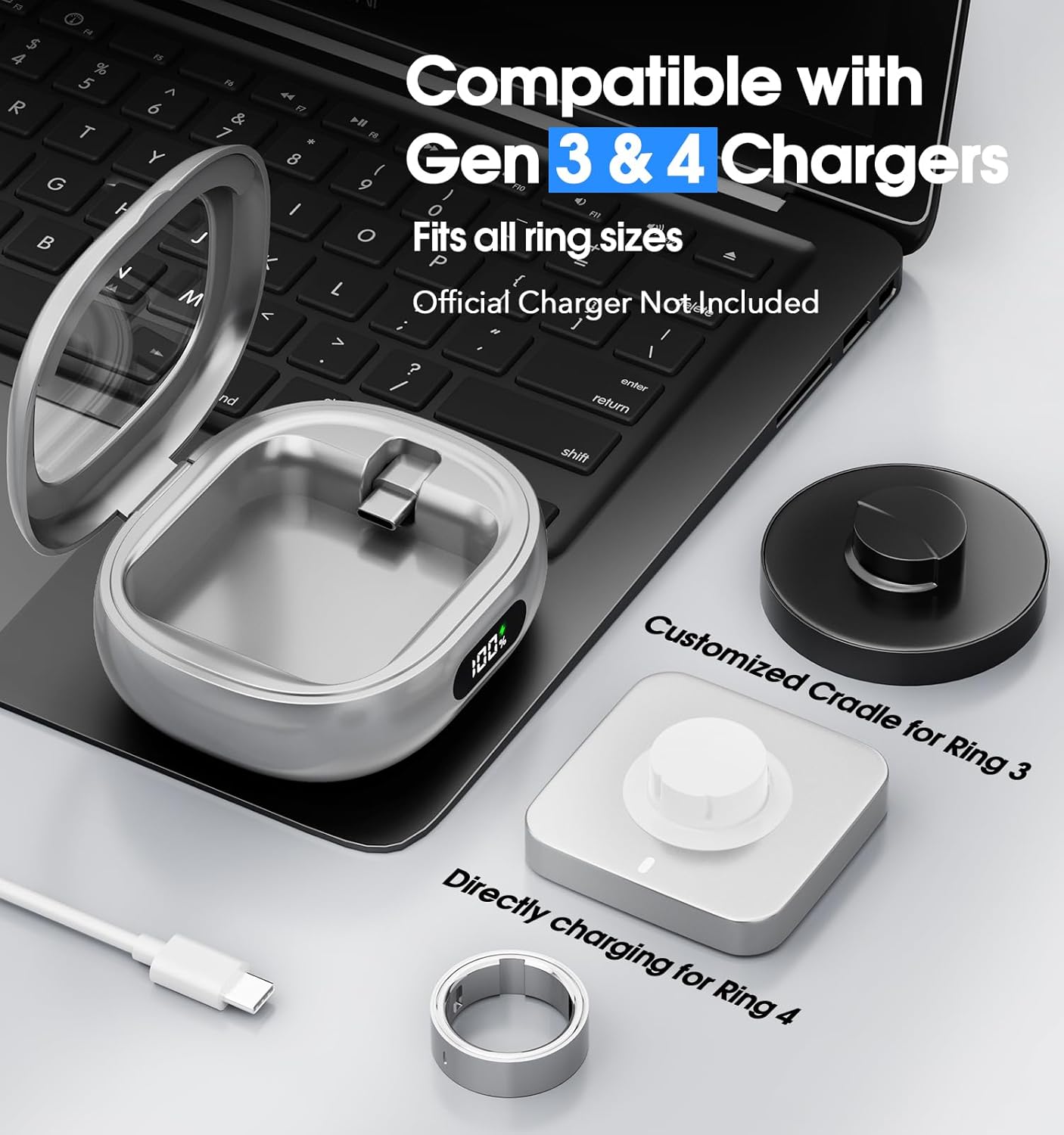 Smart Ring Charging Case Porta - Gymnastics Rings recension och pris