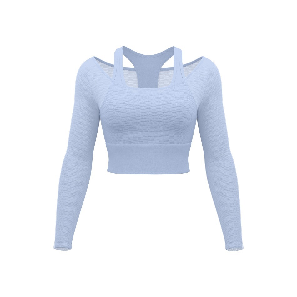 Mesh fake two long sleeved yog - Yoga Daily Fitness recension och pris