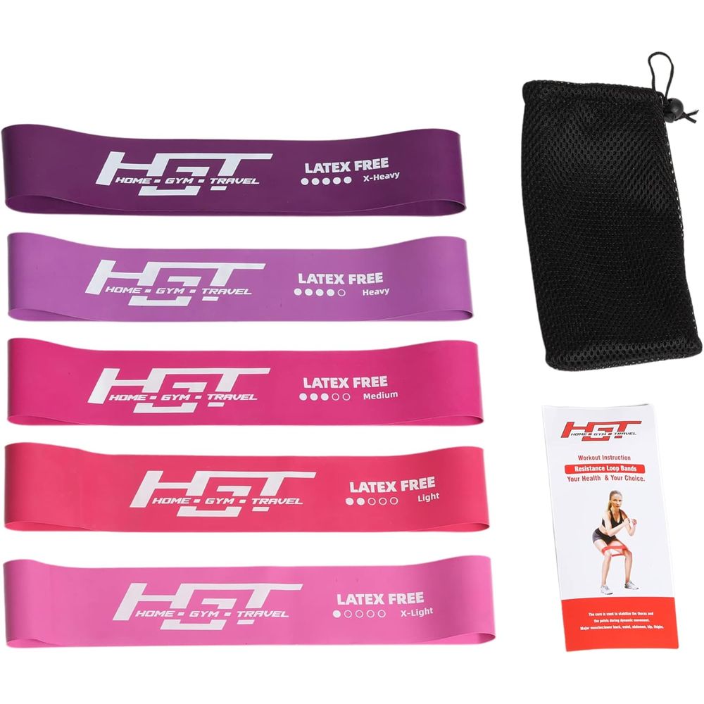 Resilient Booty Bands - Latex- - Yoga Fitness Resiliation recension och pris