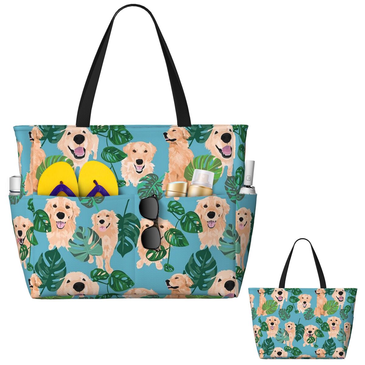 Golden Labrador Retriever Dog  - Yoga Fitness Tote recension och pris