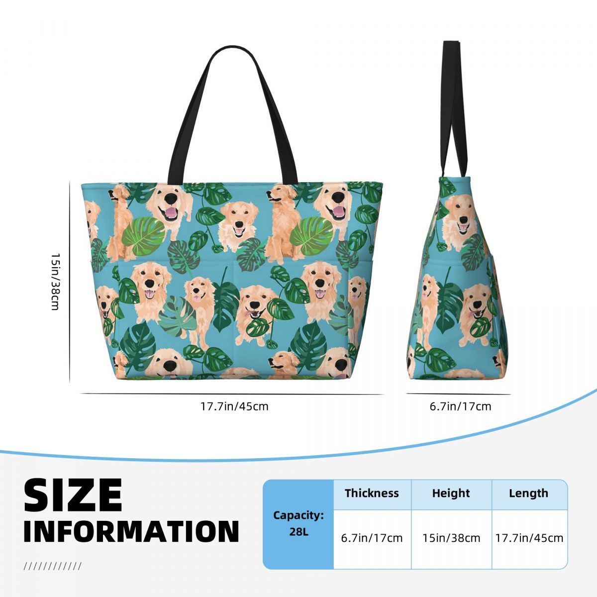 Golden Labrador Retriever Dog  - Yoga Fitness Tote recension och pris