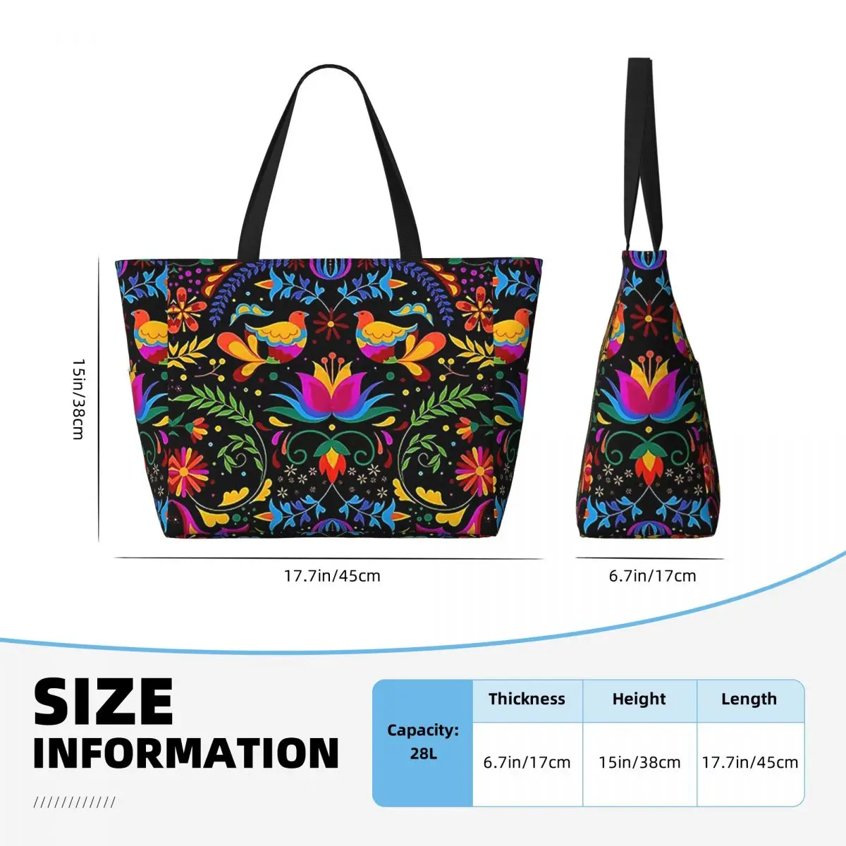Mexican Flowers And Birds Beac - Yoga Fitness Tote recension och pris