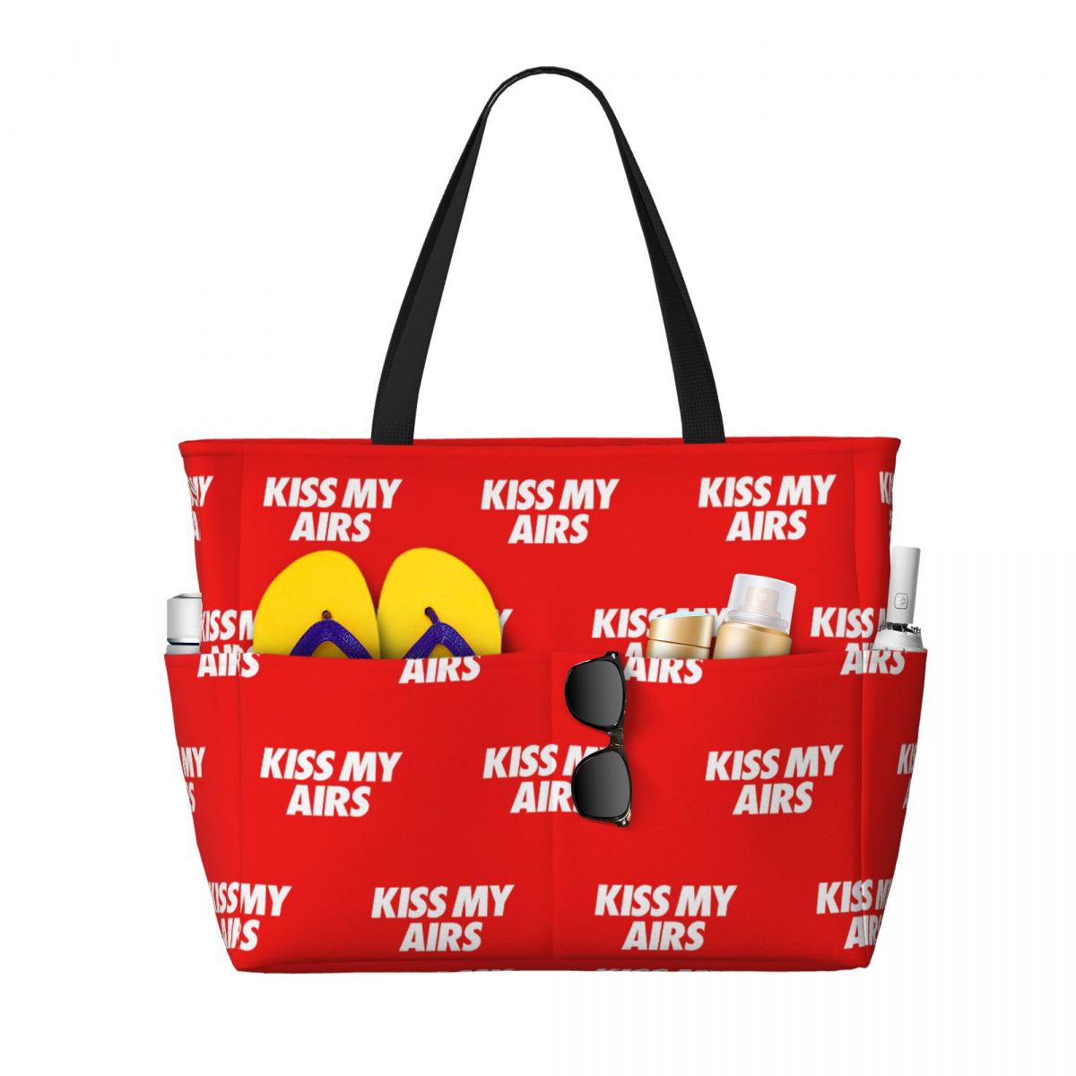 Kiss My Airs 50x80 Beach Tote  - Yoga Fitness Tote recension och pris