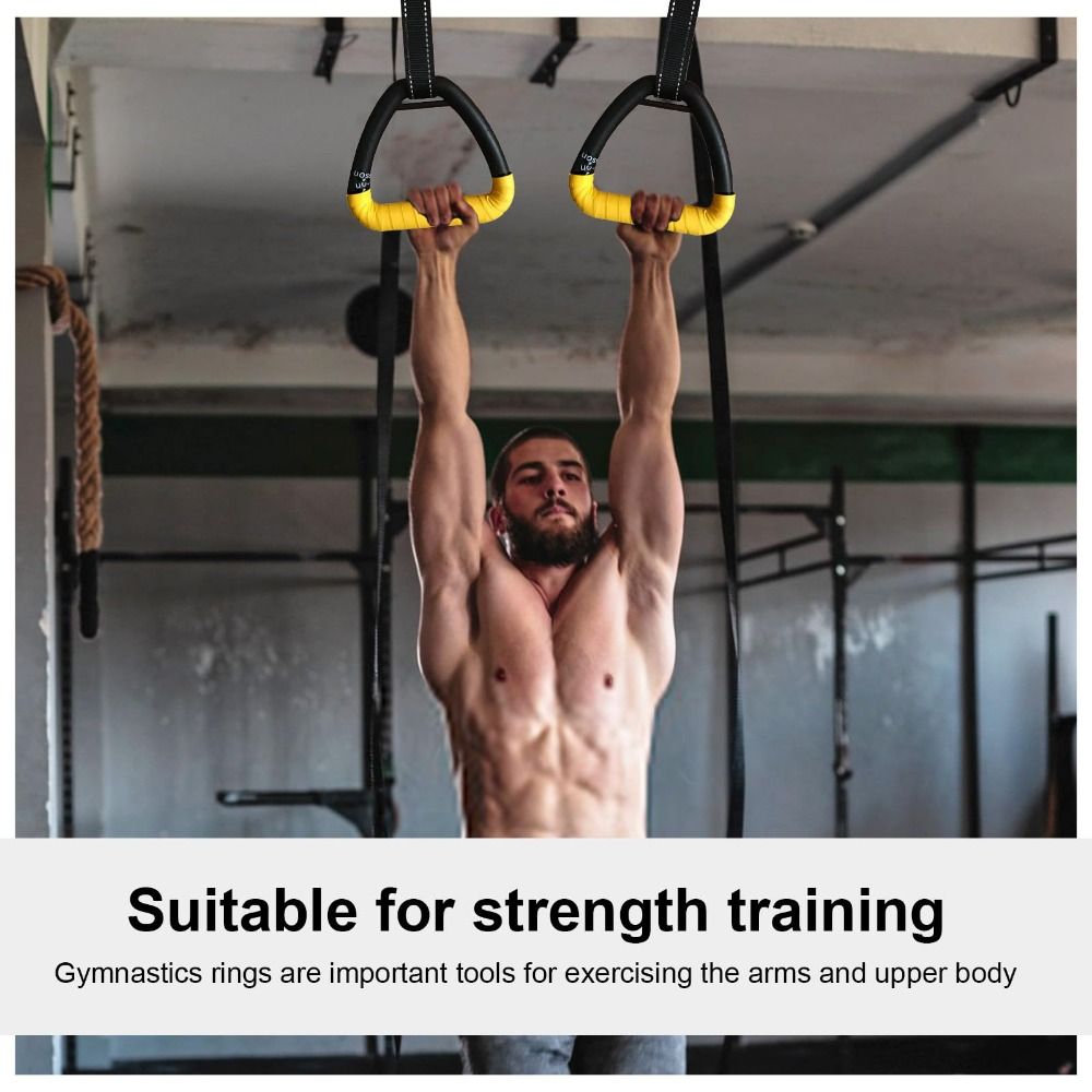 1 Pair Premium No-Punch Gymnas - Gymnastics Rings recension och pris
