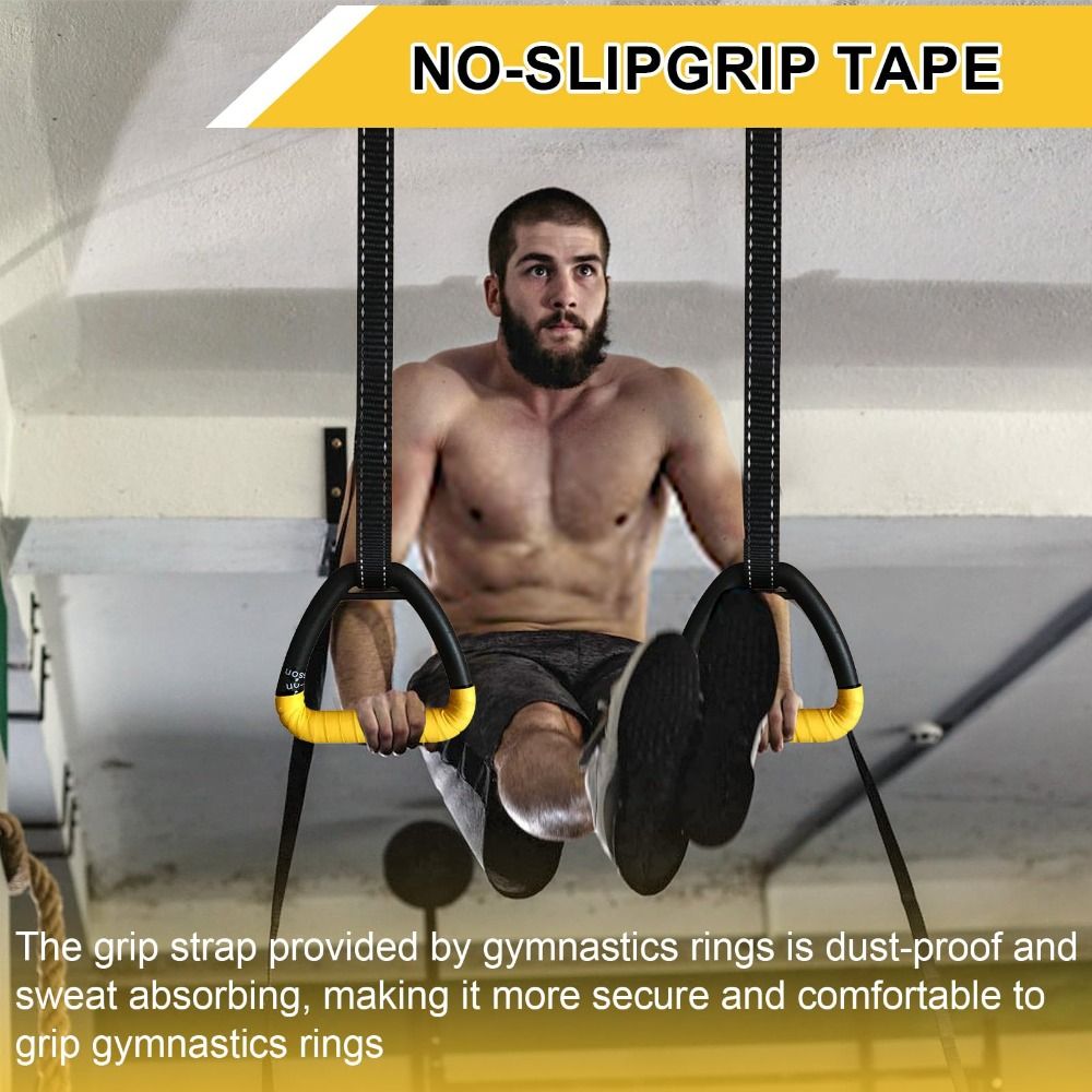 1 Pair Premium No-Punch Gymnas - Gymnastics Rings recension och pris